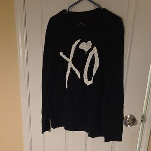 The Weeknd XO SizeL Black Long Sleeve Tee